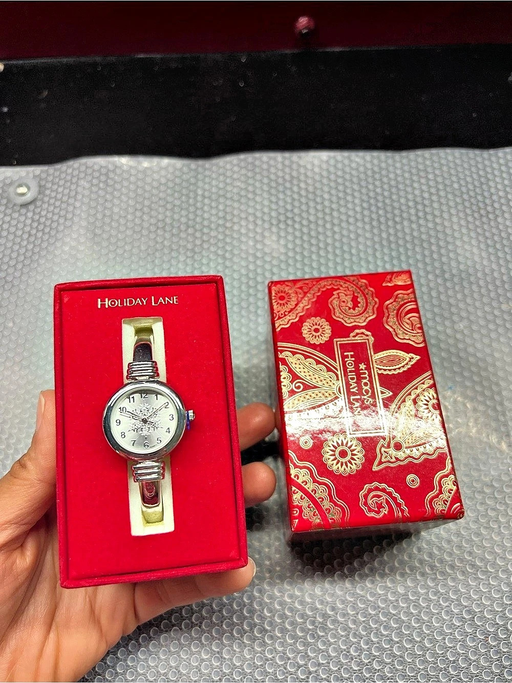 Holiday Lane Snowflake Watch Silver -NWT
